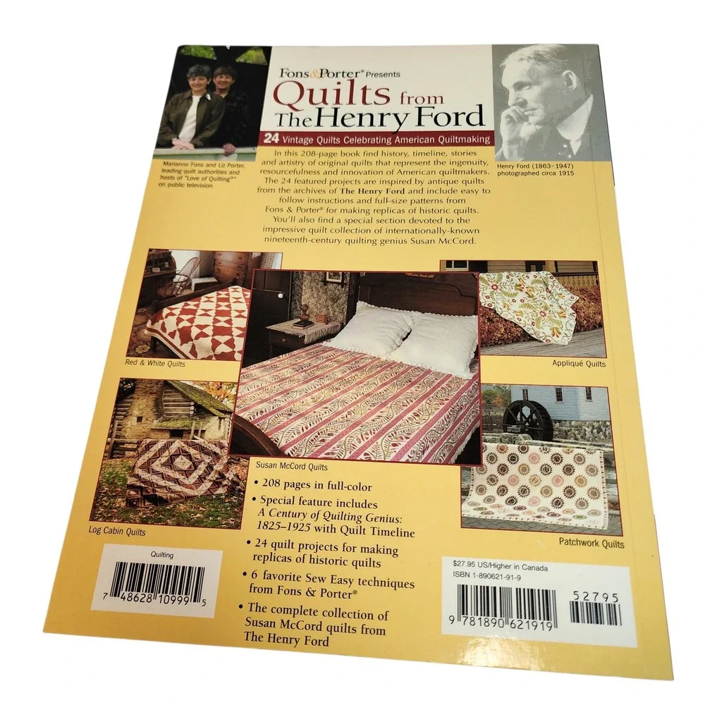 Fons Porter Quilts from The Henry Ford Vintage‎ American Quiltmaking Book